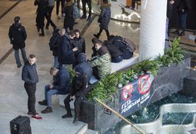 Плакат в ТРЦ Ocean Plaza