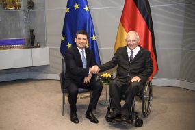 Володимир Гройсман та Вольфганг Шойбле