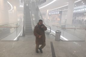 Дым в ТРЦ Ocean Plaza