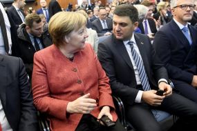 Angela Merkel and Vladimir Groisman