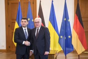 Владимир Гройсман и Франк-Вальтер Штайнмайер