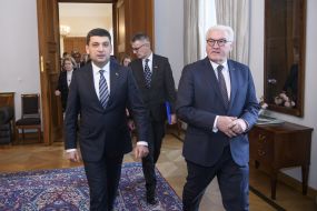 Vladimir Groisman and Frank-Walter Steinmeier