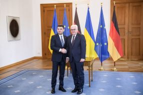 Vladimir Groisman and Frank-Walter Steinmeier