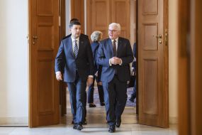 Владимир Гройсман и Франк-Вальтер Штайнмайер