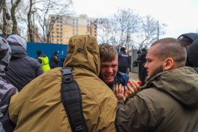 Young man injured in a fight