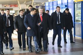 Учасники урочистого запуску регулярного експреса до аеропорту "Бориспіль"