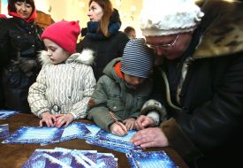 Children write letters to St. Nicholas