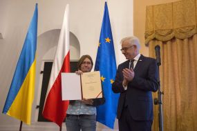 Natalia Kaplan and Jacek Chaputovic