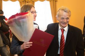 Natalia Kaplan and Mustafa Dzhemilev