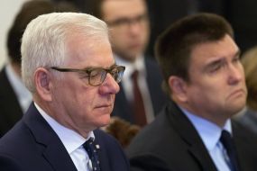 Jacek Chaputovich and Pavlo Klimkin