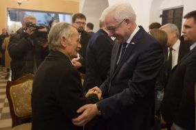 Mustafa Dzhemilev and Jacek Chaputovich