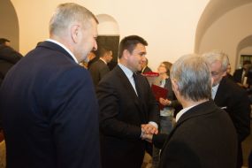 Akhtym Chiogoz, Pavel Klimkin and Mustafa Dzhemilev