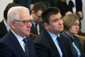 Jacek Chaputovich and Pavlo Klimkin
