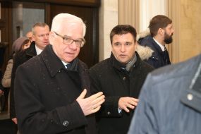 Jacek Chaputovich and Pavlo Klimkin