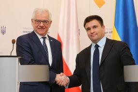 Jacek Chaputovich and Pavlo Klimkin