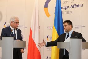 Jacek Chaputovich and Pavlo Klimkin