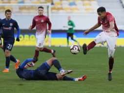 The game moment of the match