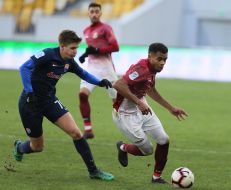 The game moment of the match