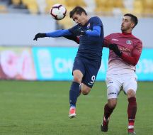 The game moment of the match