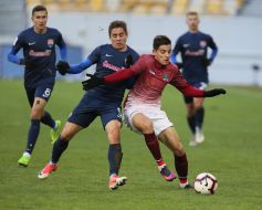 The game moment of the match