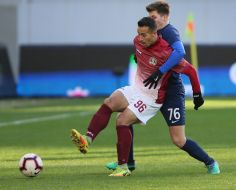 The game moment of the match