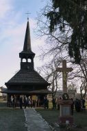 Reconstructed wooden church