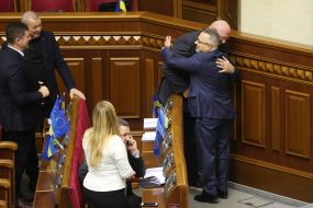 Volodymyr Kurennyj and Igor Pobier