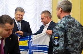 Petro Poroshenko and Victor Soroka