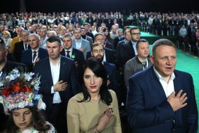 Oleksandr Shevchenko with his wife Tatyana