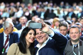 Oleksandr Shevchenko with his wife Tatyana
