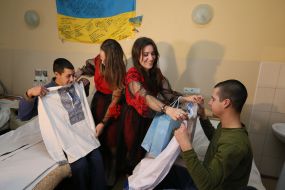 Військовослужбовці в госпіталі 