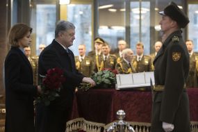 Petro Poroshenko with his wife Marina