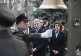 Petro Poroshenko with his wife Marina