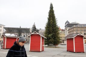 Christmas tree on Kontraktova Ploshcha