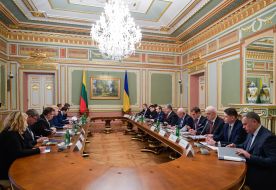 Dalia Grybauskaite and Petro Poroshenko