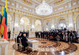 Dalia Grybauskaite and Petro Poroshenko