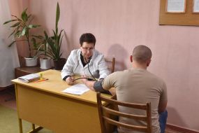 Reservist at the medical board