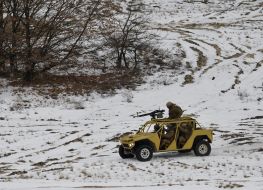 Test of a military car-buggy