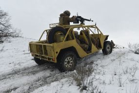 Test of a military car-buggy