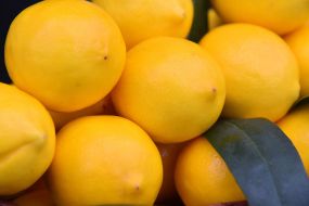 Lemons on the counter
