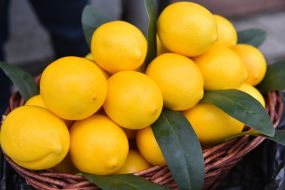Lemons on the counter