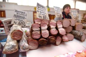 Sale of sausage