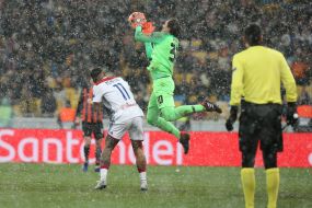 The game moment of the match