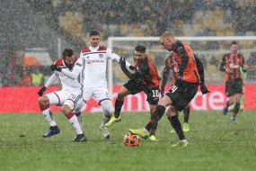 The game moment of the match