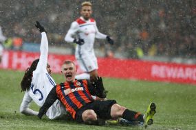 The game moment of the match