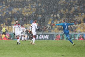 The game moment of the match