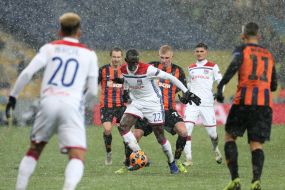 The game moment of the match