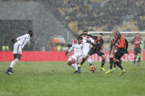 The game moment of the match