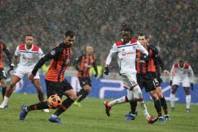 The game moment of the match