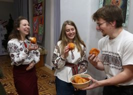 Participants of the "Andriivsky Vechornytsi"